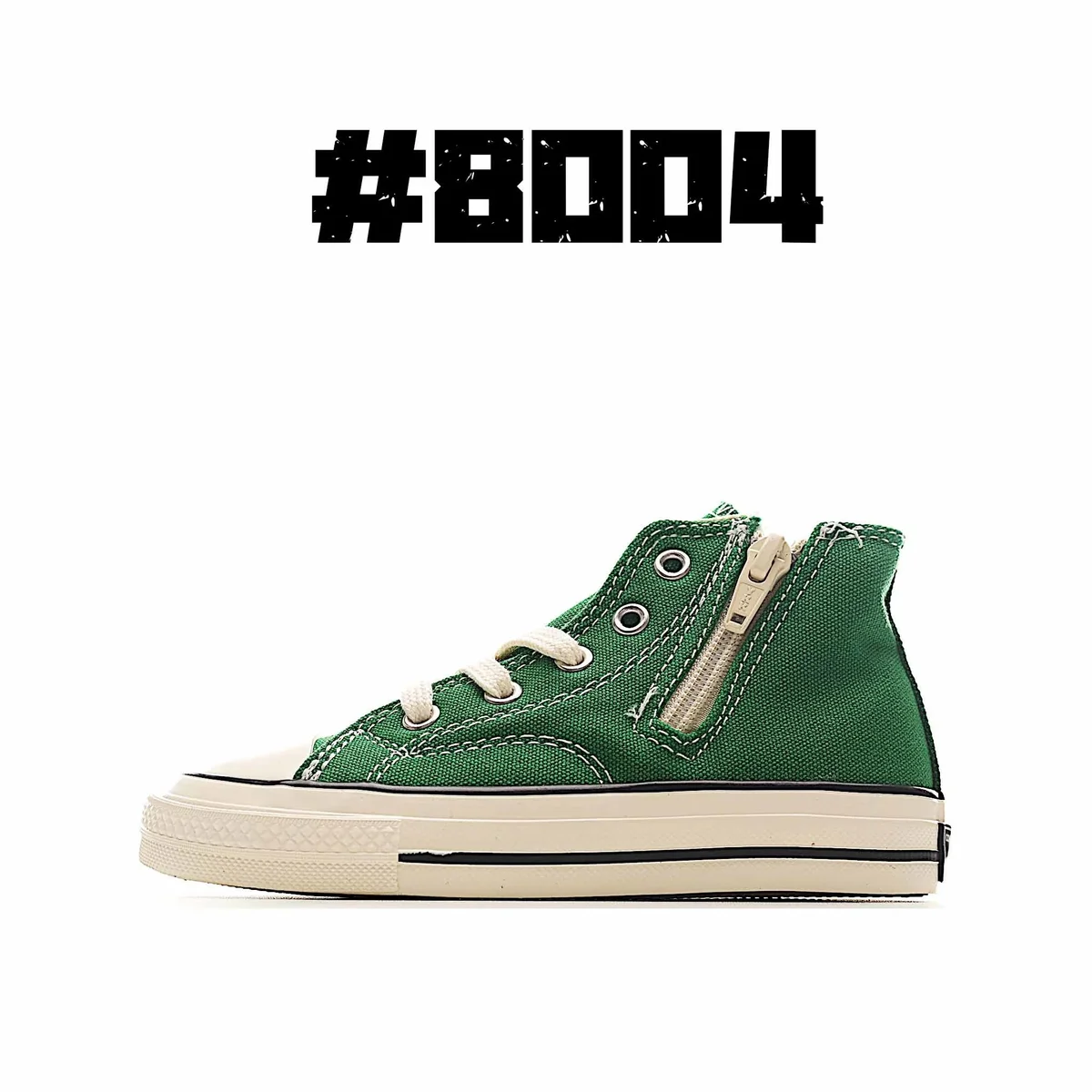 Converse Converse Chuck Taylor All Star Green Zipper Sneakers Green - 1