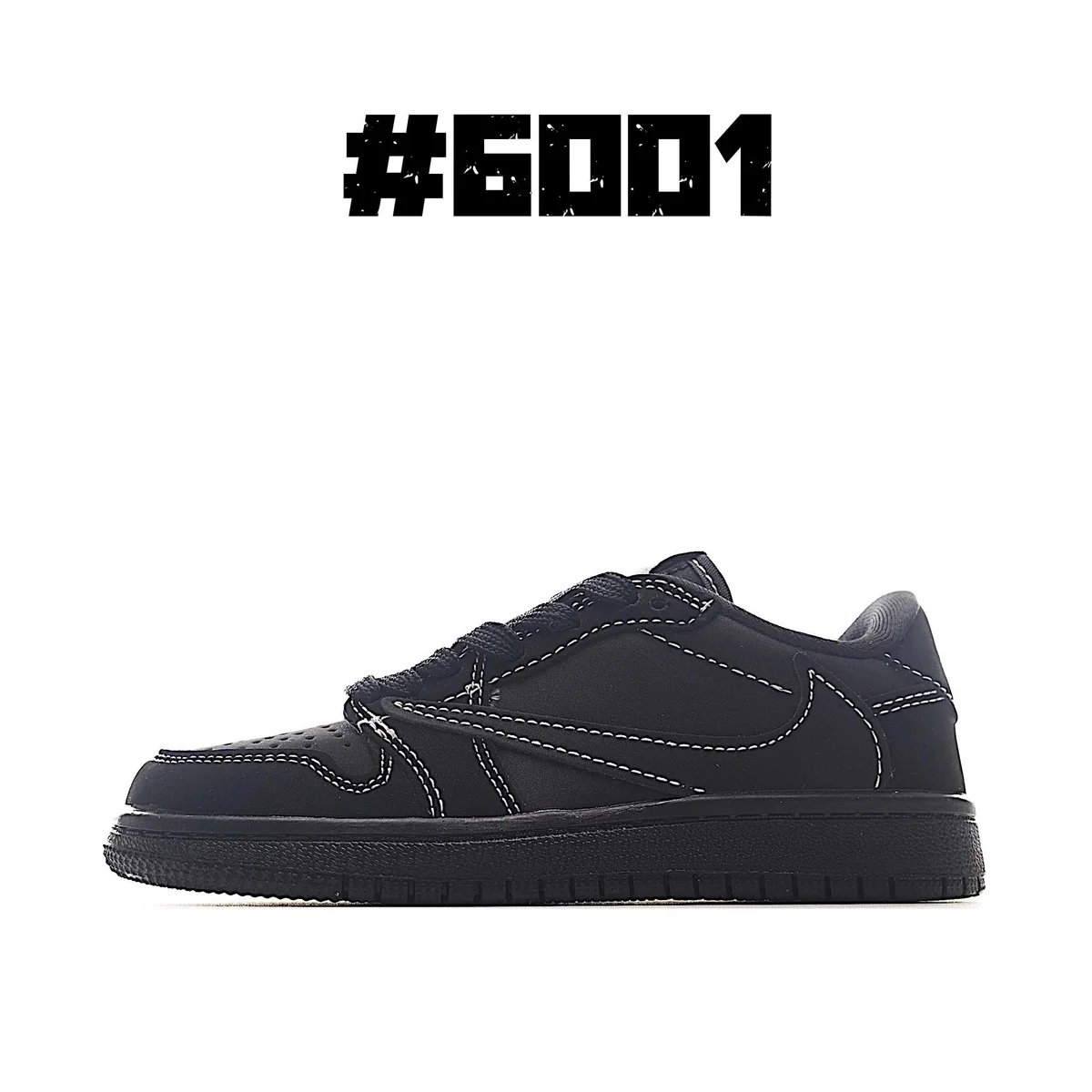 Jordan Nike Air Jordan 1 Low BB-03 Triple Black Sneakers Black - 1