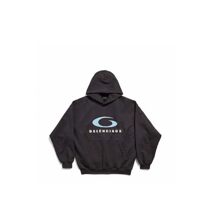 Balenciaga Balenciaga Oversized Hoodie Black G Logo Black - 1