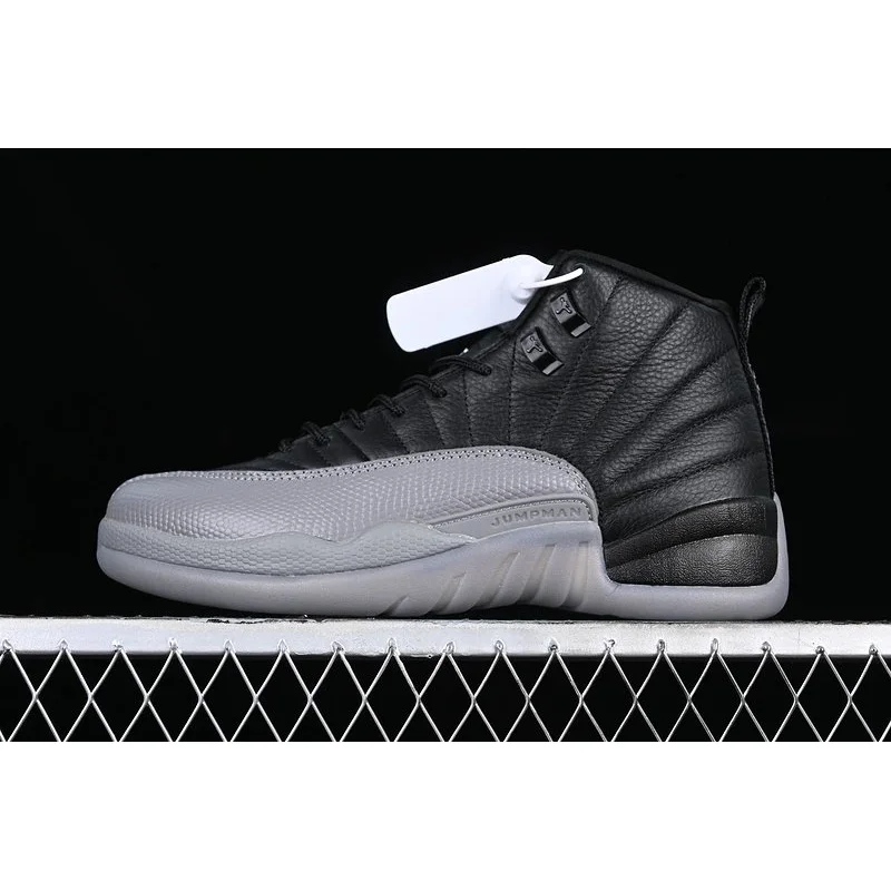 Jordan Nike Air Jordan 12 Black Grey Sneakers Black - 1