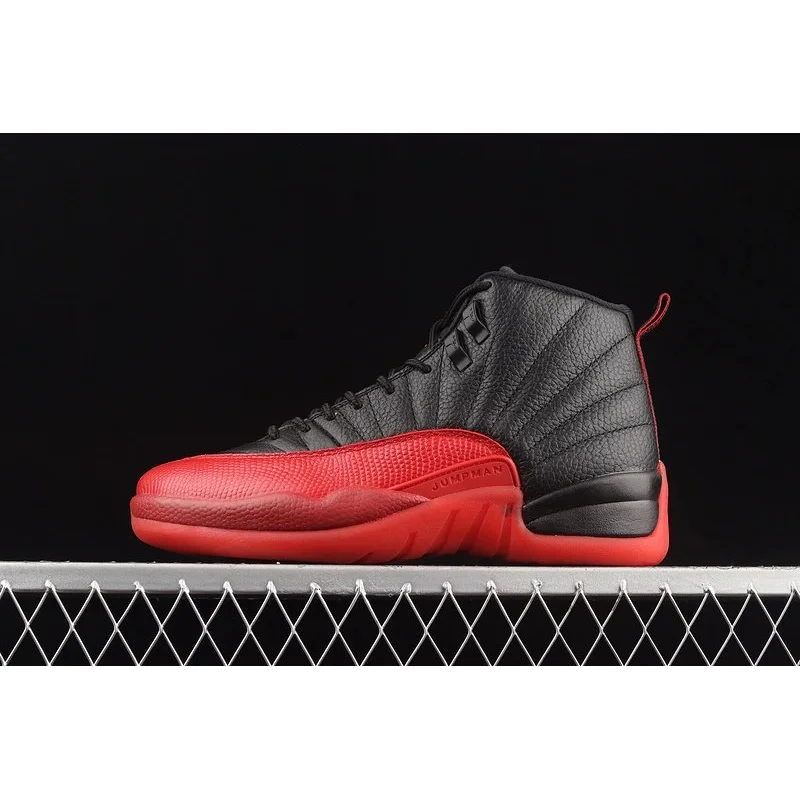 Jordan Nike Air Jordan 12 Black/Red Sneakers Black - 1