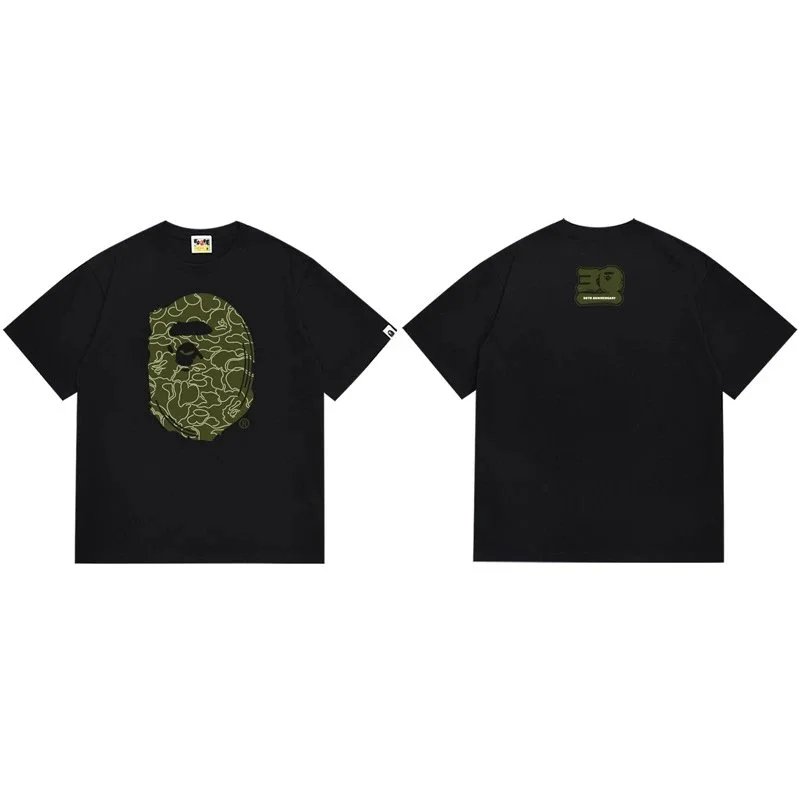 A Bathing Ape A Bathing Ape BAPE STA ABC Camo Black Green T-Shirt Black - 1