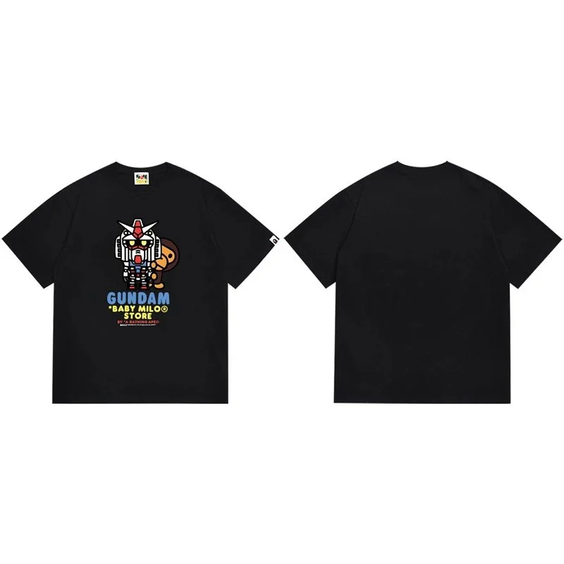 A Bathing Ape A Bathing Ape BAPE STA Gundam 'Baby Milo' Store Black T-Shirt Black - 1