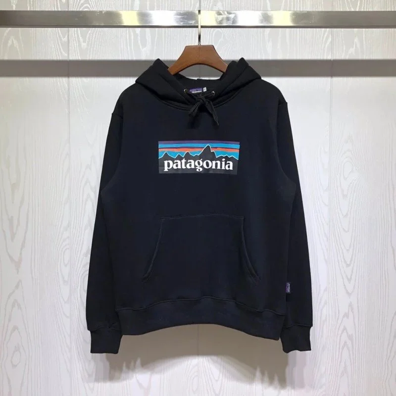 Patagonia Patagonia P-6000 Hoodie Black Casual Sweatshirt Black - 1