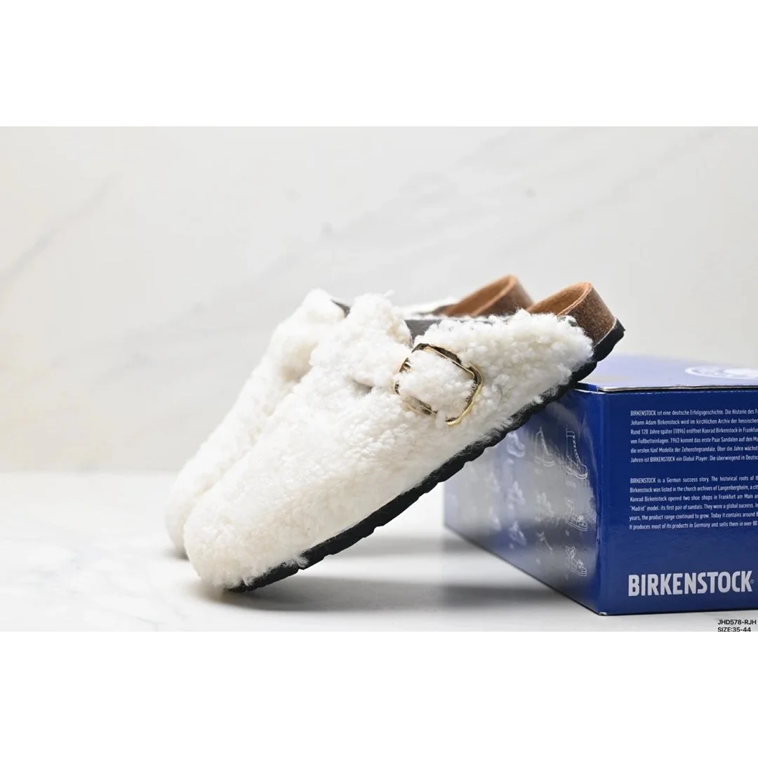 Birkenstock Birkenstock Arizona Sheepskin White Sandals White - 1