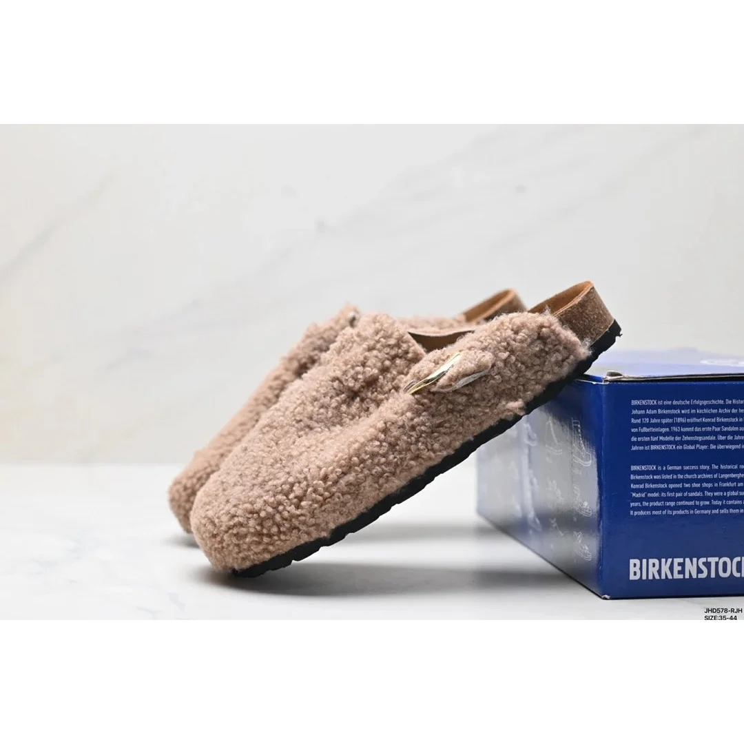 Birkenstock Birkenstock Arizona Sheepskin Sandals Beige Beige - 1