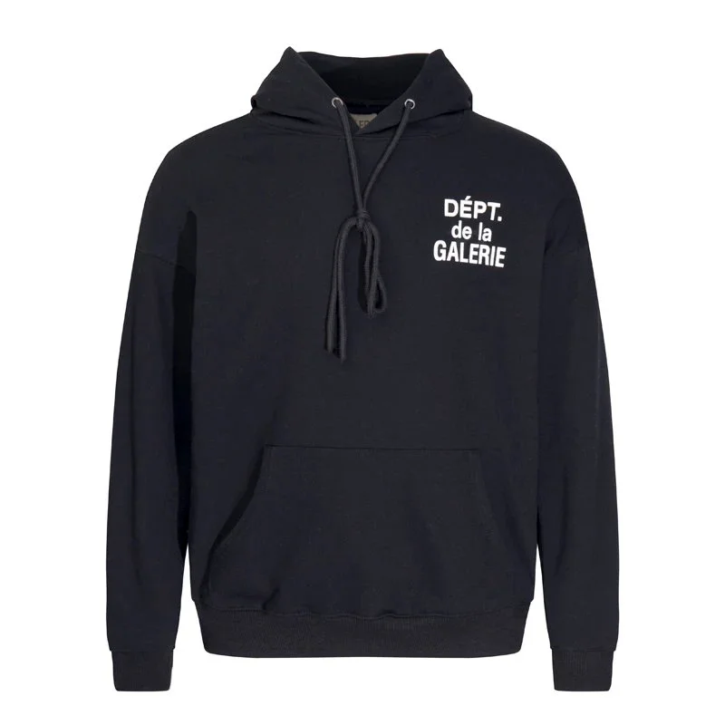Gallery Dept. Gallery Dept. Dept De La Galerie Black Hoodie Black - 1