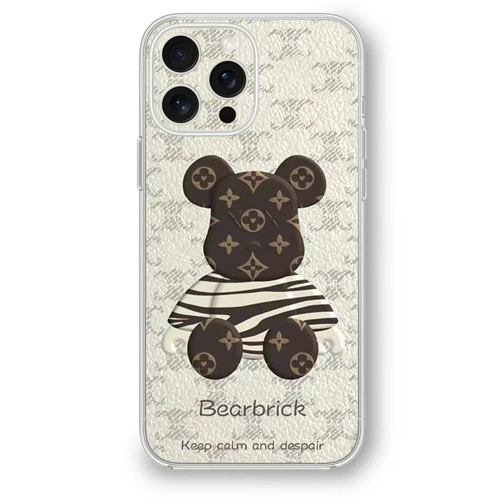 Custodia per telefono Louis Vuitton Bearbrick iPhone