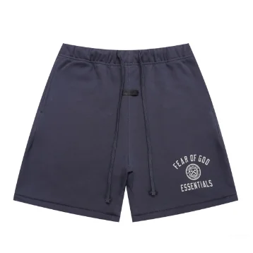 Fear of God Fear of God Essentials Navy Cotton Shorts Navy - 1