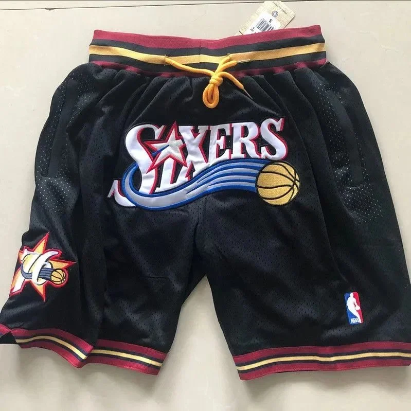 Other Black Philadelphia 76ers Basketball Shorts DD-25 Black - 1