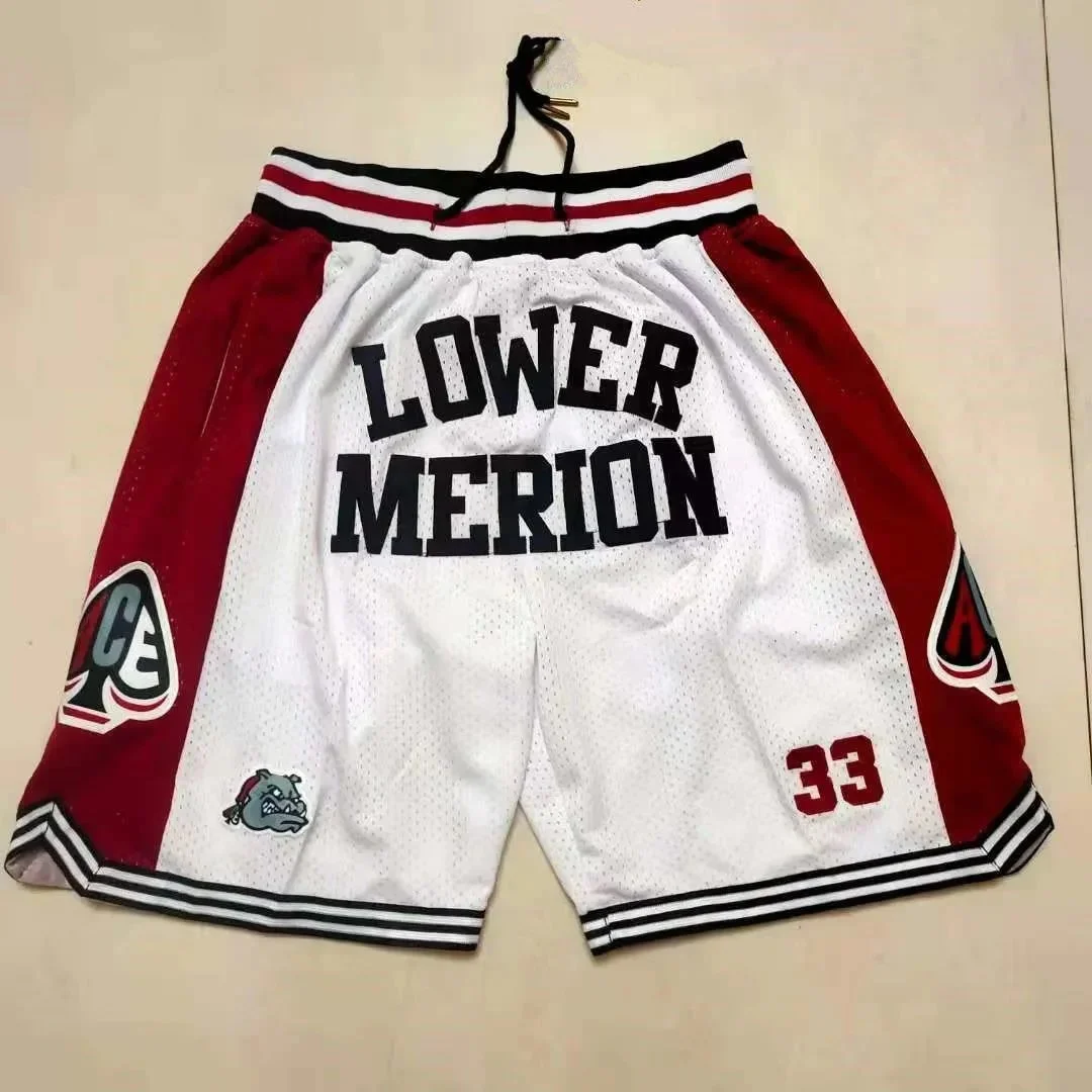 Other Lower Merion Basketball Shorts White/Red Men's White - 1