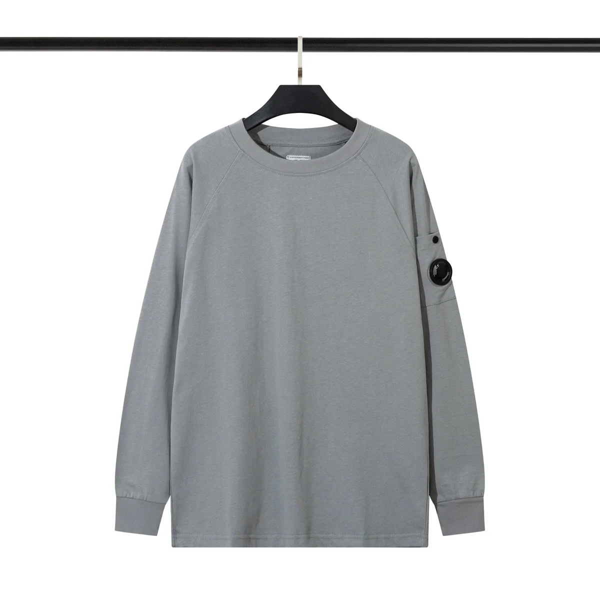 CP Company CP Company Goggle Grey Long Sleeve T-Shirt Grey - 1