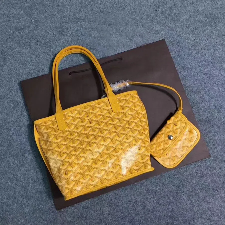 Goyard Goyard Saint Louis Mini Yellow Tote Bag Yellow - 1