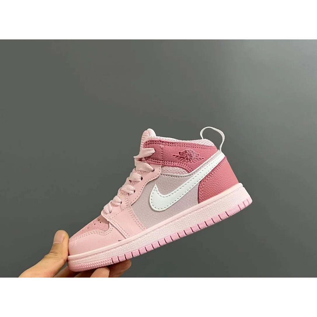 Jordan Nike Air Jordan 1 Mid Pink Sail Sneakers Pink - 1