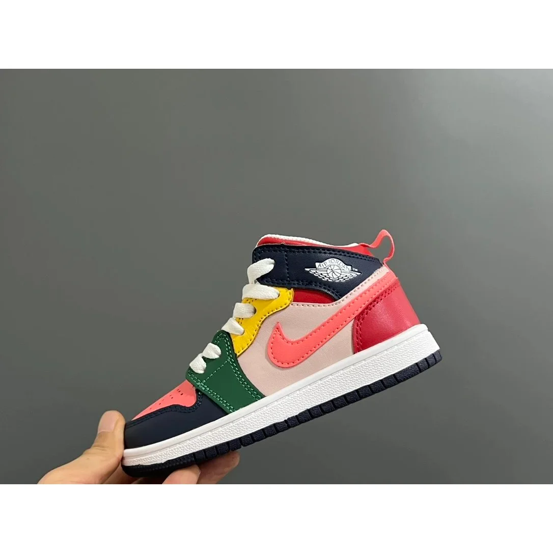Jordan Nike Air Jordan 1 BB-12 Colorway Sneakers Multicolor - 1