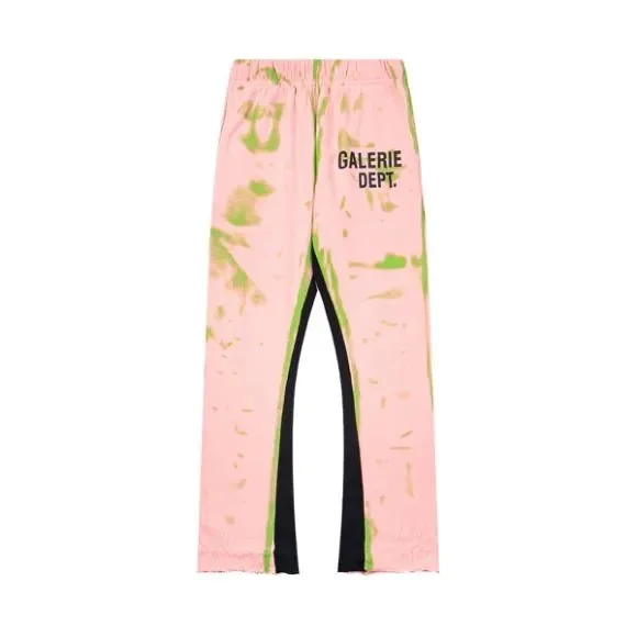 Gallery Dept. Gallery Dept. Tie-Dye Track Pants Pink/Green Pink - 1