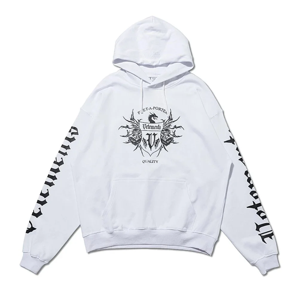 Vetements Vetements Poeta-Portena Quality White Hoodie White - 1