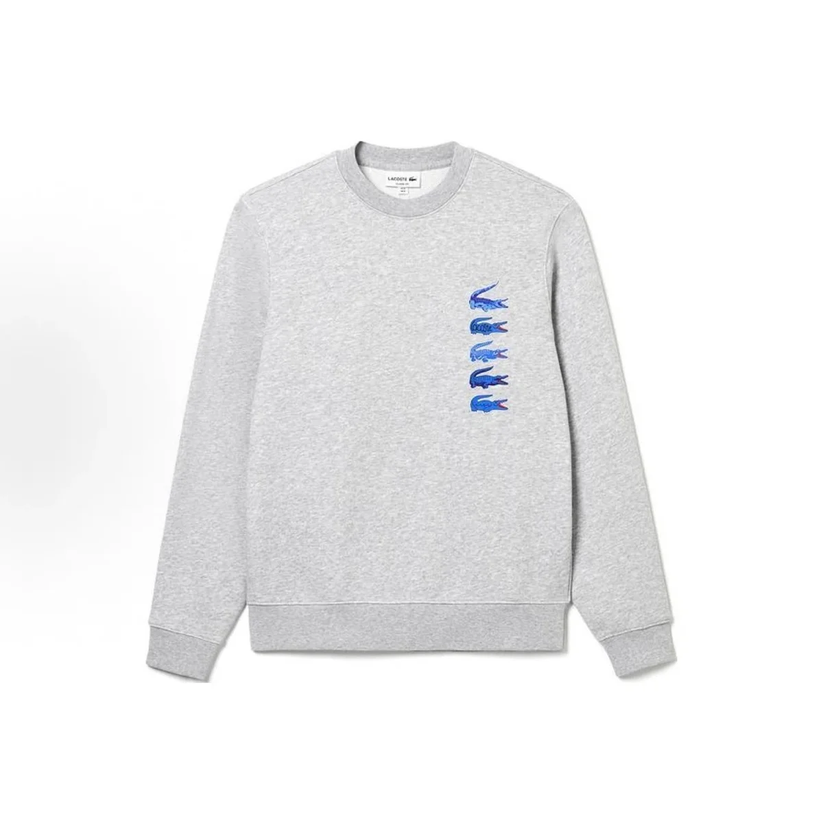 Lacoste Lacoste L.12.12 Crocodile Embroidery Sweatshirt Grey Grey - 1