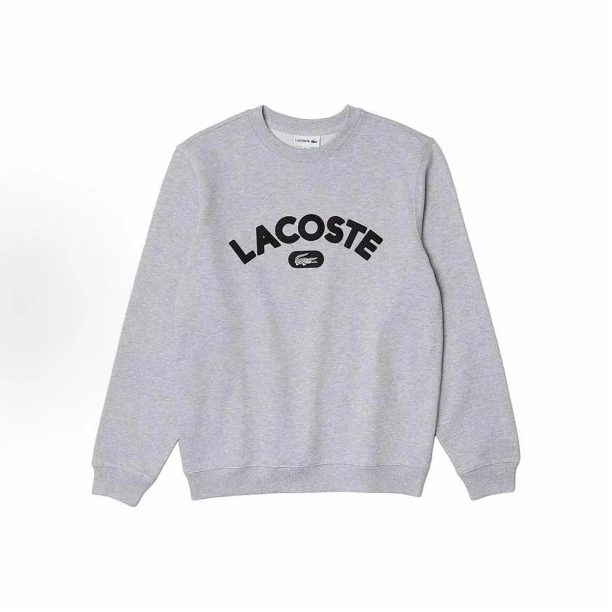 Lacoste Lacoste Grey Arch Logo Crewneck Sweatshirt Grey - 1