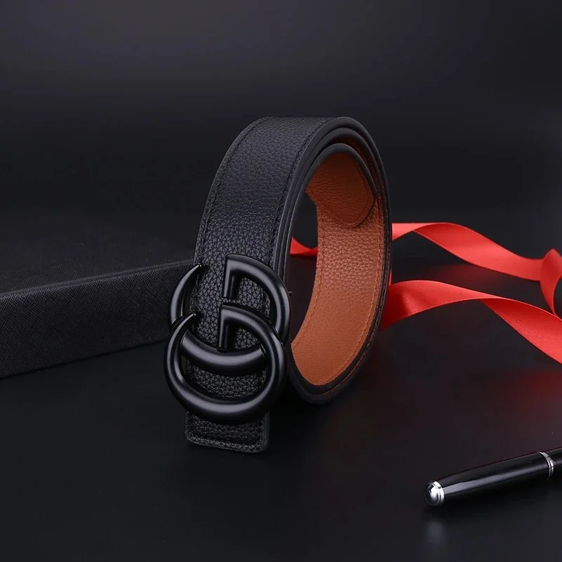 Gucci Gucci GG Marmont Black Leather Belt Black - 1