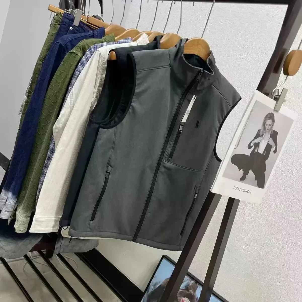 Louis Vuitton Gilet Ralph grigio
