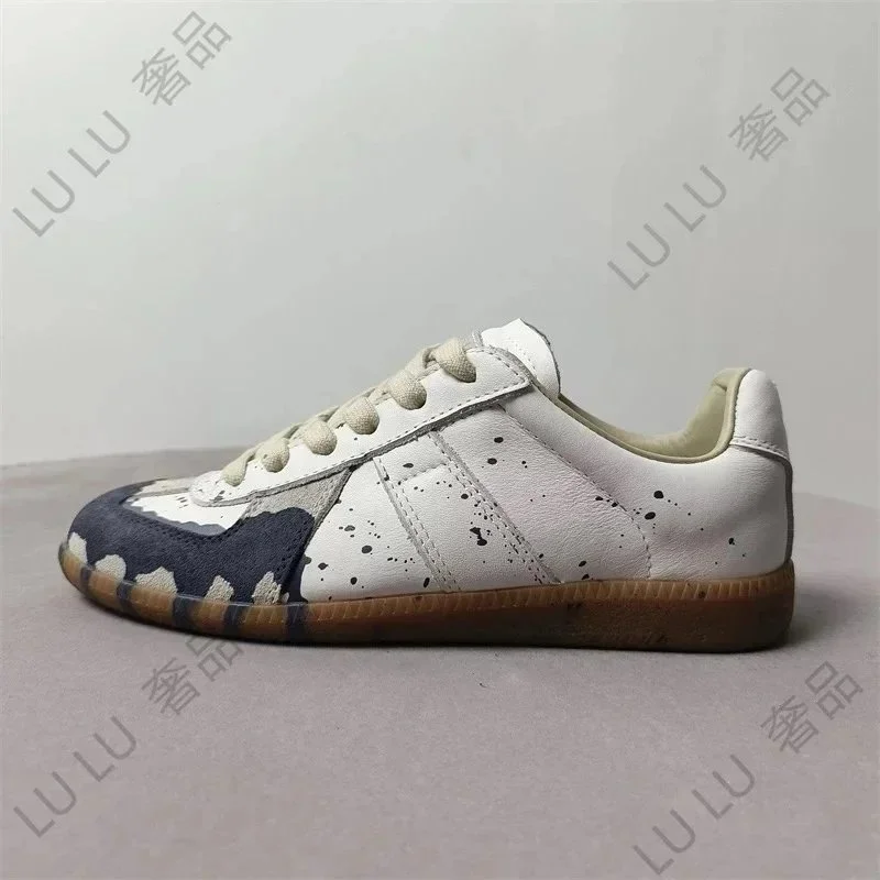 Maison Margiela Maison Margiela Replica Painted Sneakers White/Black White - 1