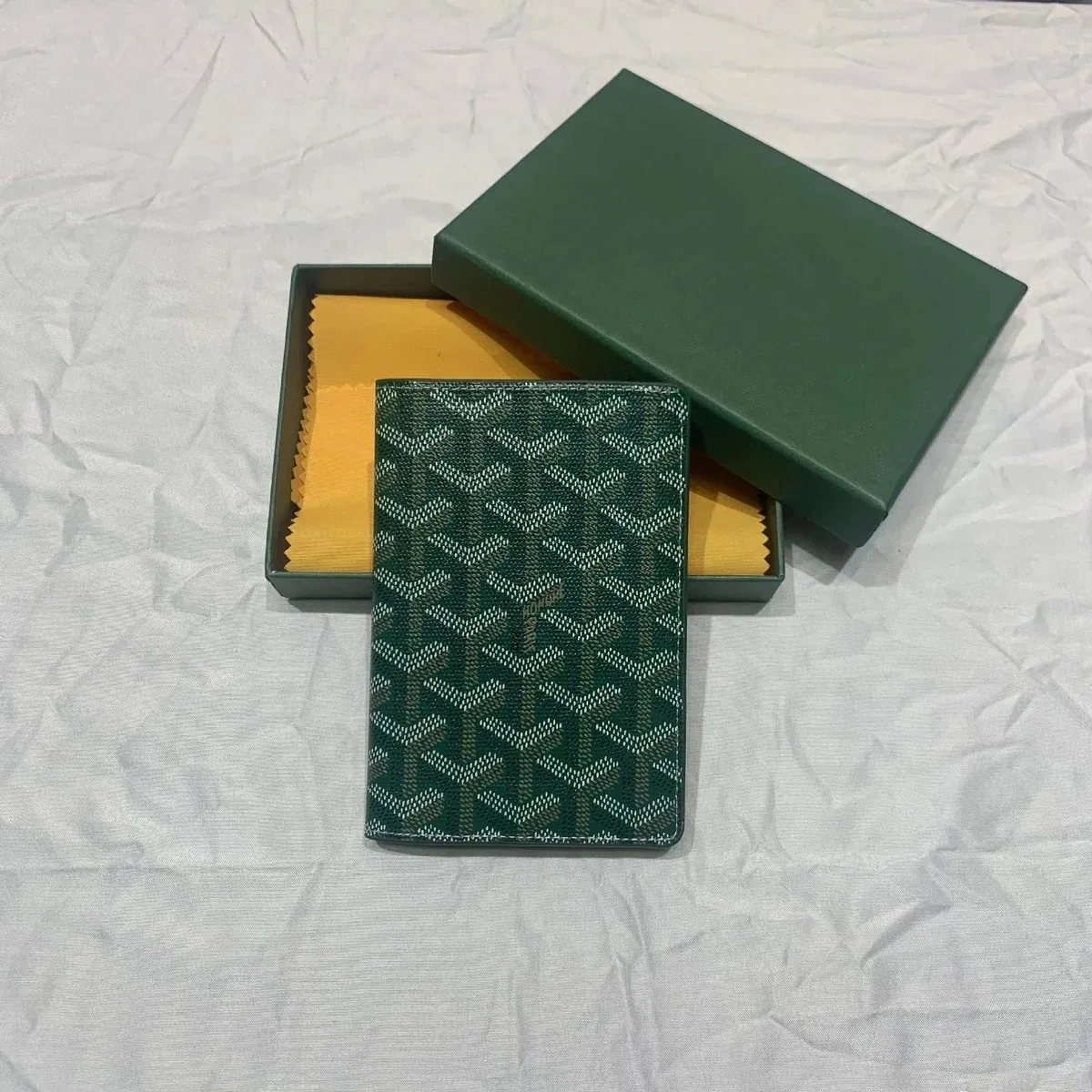 Goyard Goyard Saint Louis Green Monogram Card Holder Green - 1
