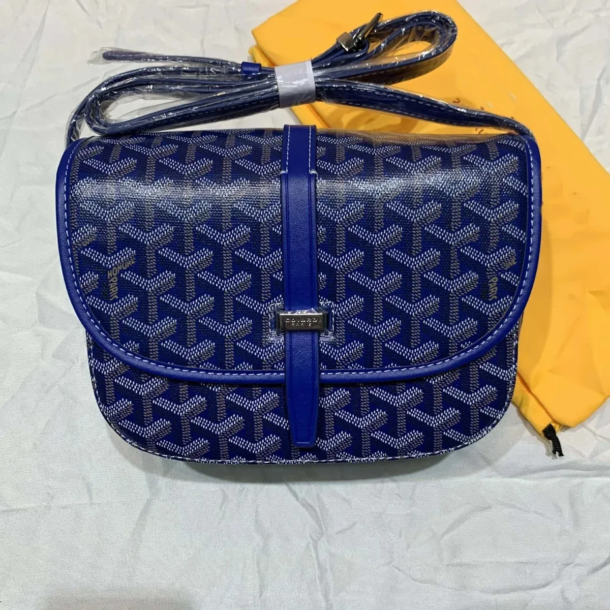 Goyard Goyard Saint Louis Blue Monogram Crossbody Bag Blue - 1