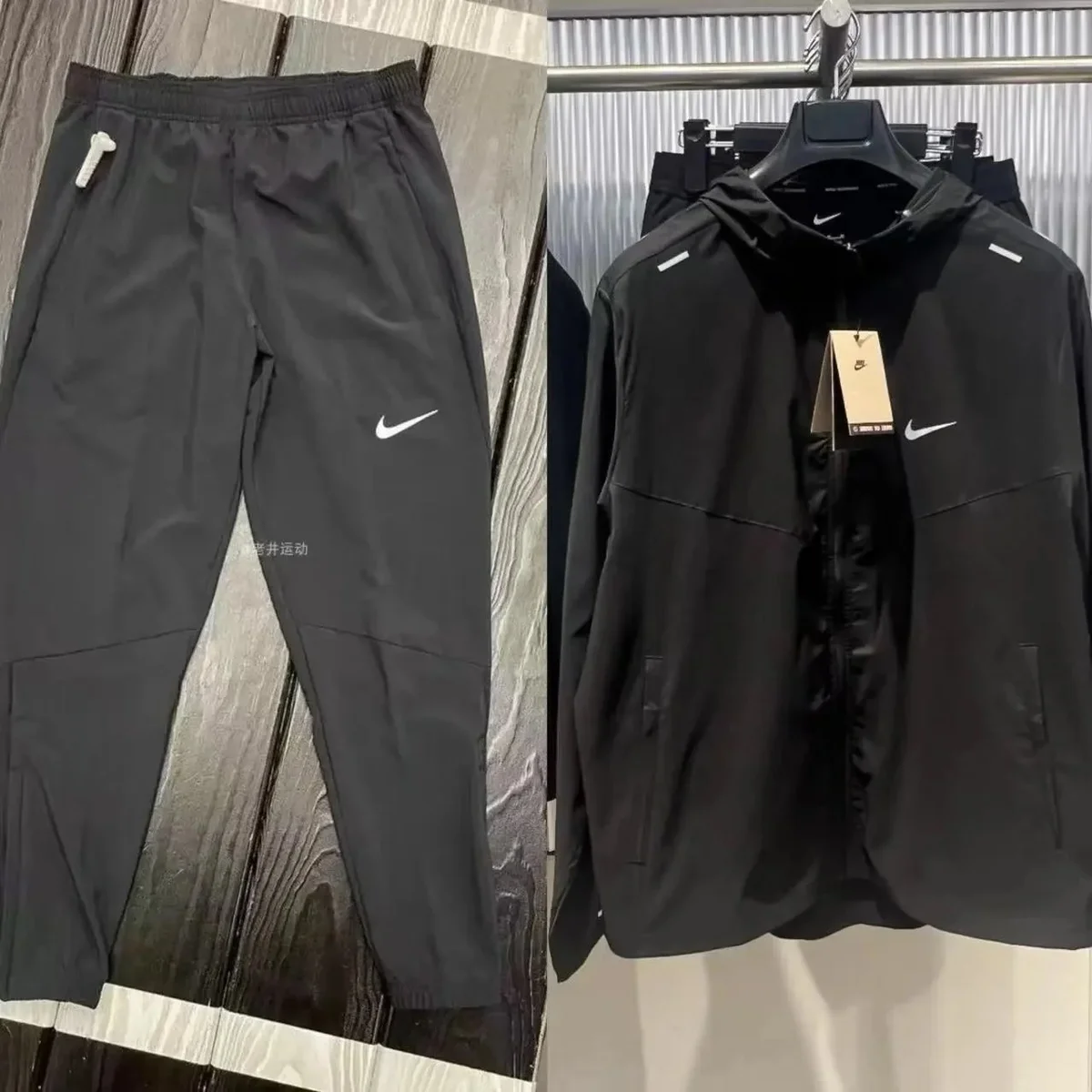 Nike Nike Air Tech Fleece Black Set Tracksuit Black - 1