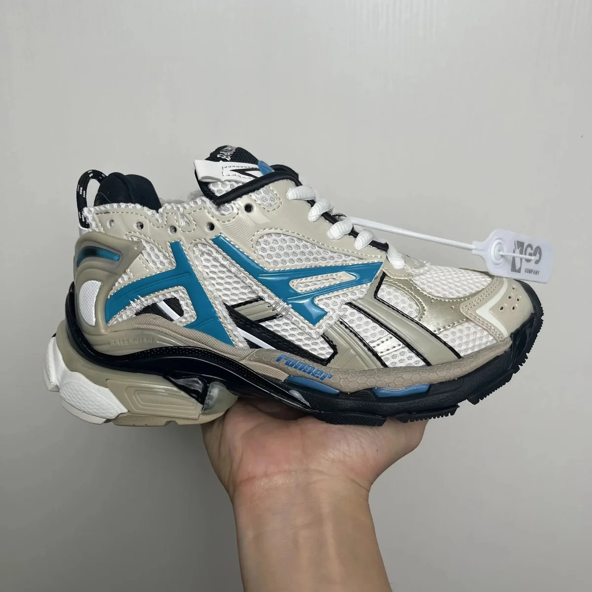 Balenciaga Balenciaga Triple S Power White/Blue Sneakers White - 1