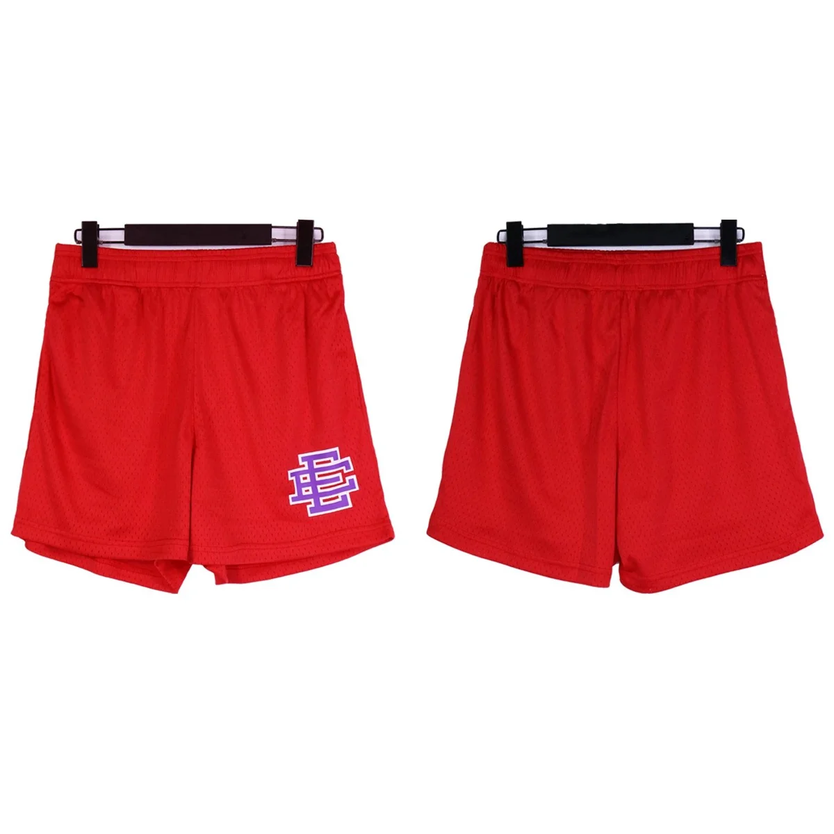 Other Red Mesh Shorts with Purple Logo Athletic Red - 1