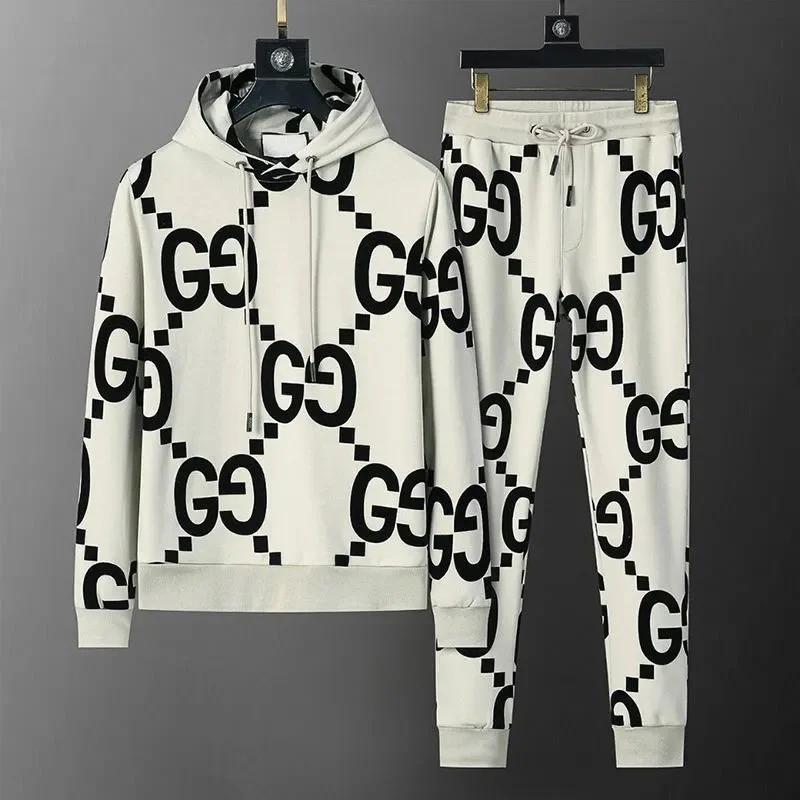 Gucci Gucci GG Marmont White Black Logo Tracksuit White - 1