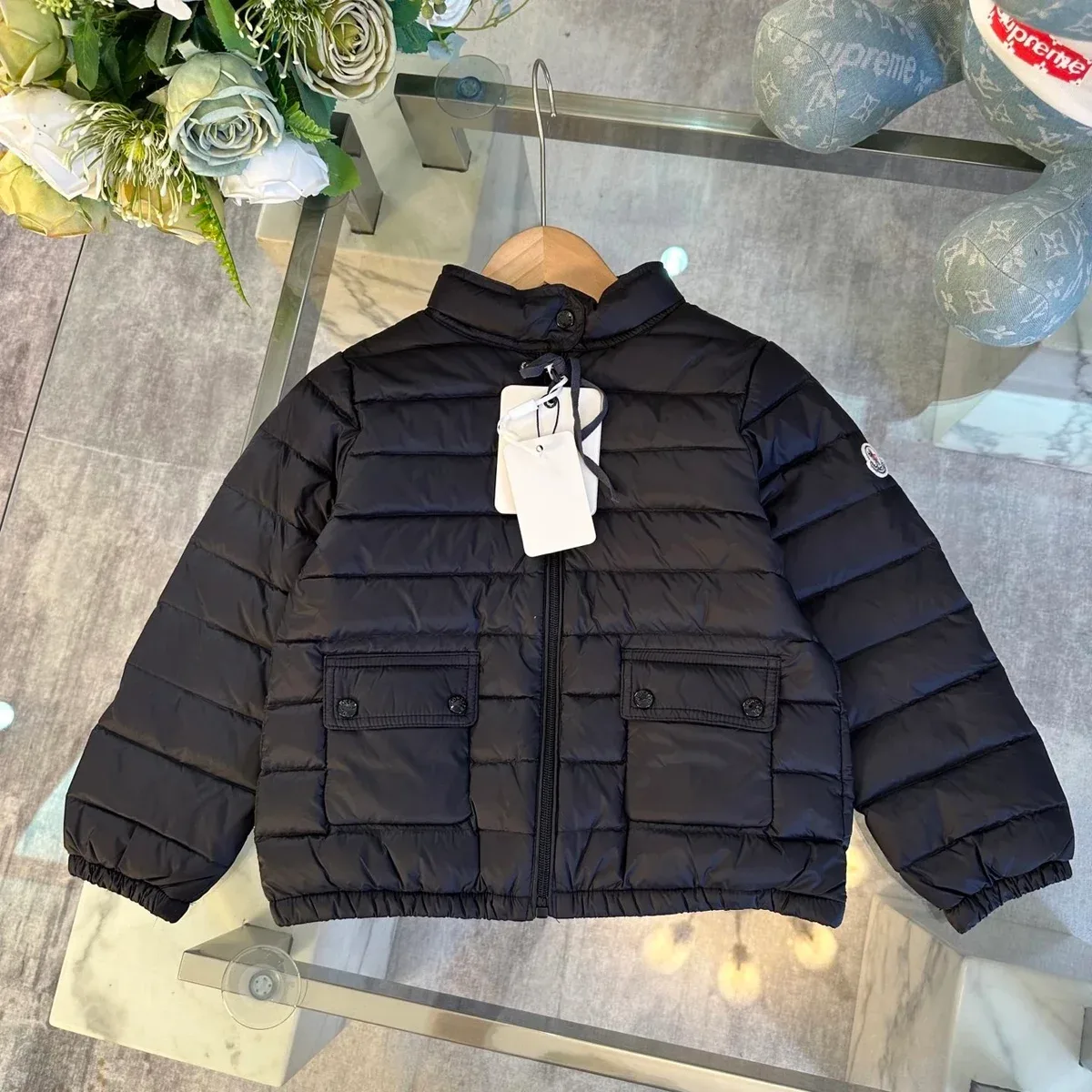 Moncler Maya Black Puffer Jacket