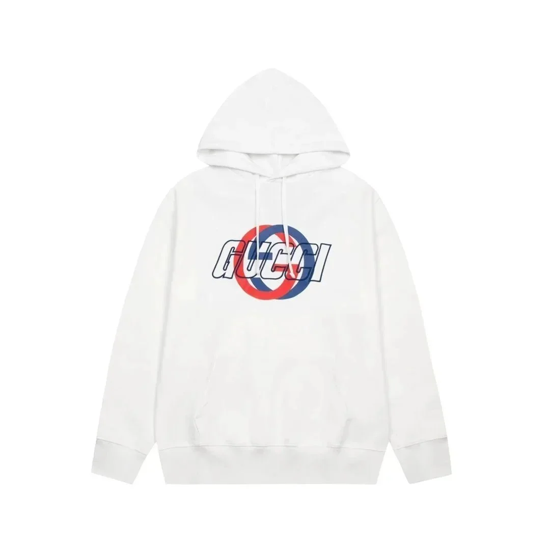 Gucci Gucci Hoodie White 'G' Logo Pullover White
