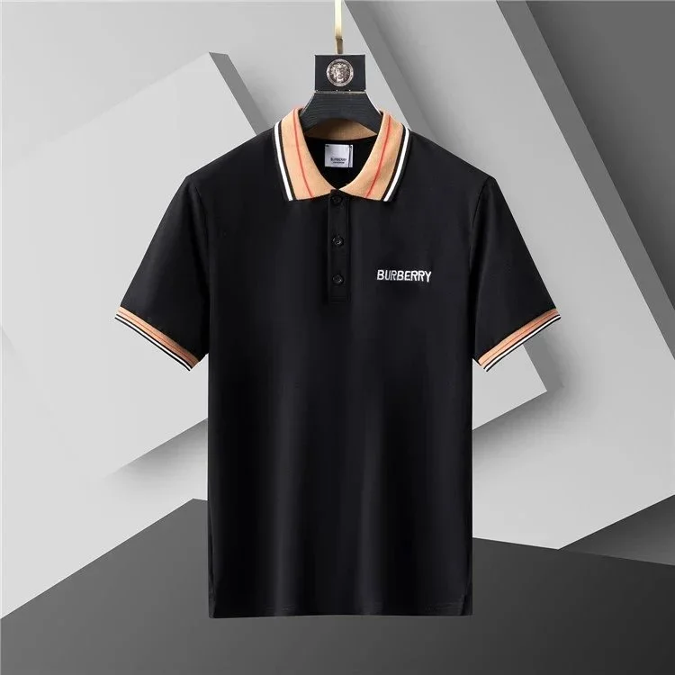 Burberry Burberry Black & Orange Polo Shirt Black - 1