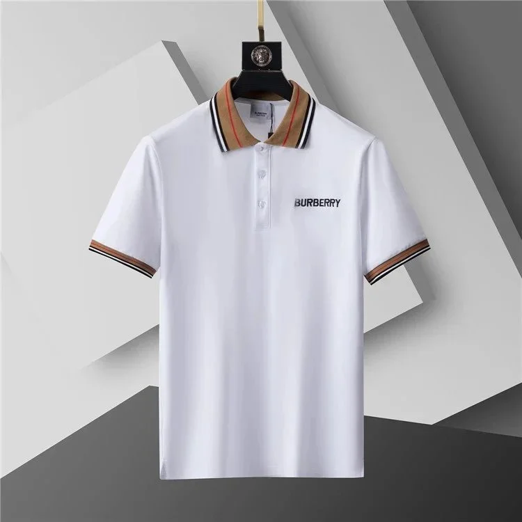 Burberry Burberry White Iconic Polo Shirt with Contrast Trim White - 1