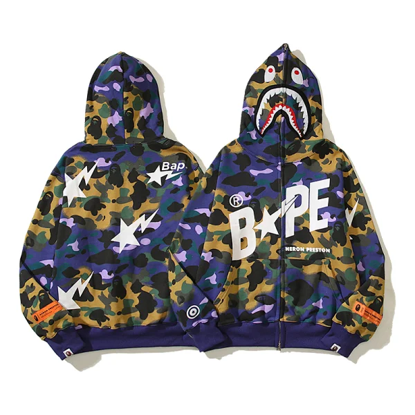 A Bathing Ape A Bathing Ape BAPE STA ABC Camo Hoodie Multicolor - 1