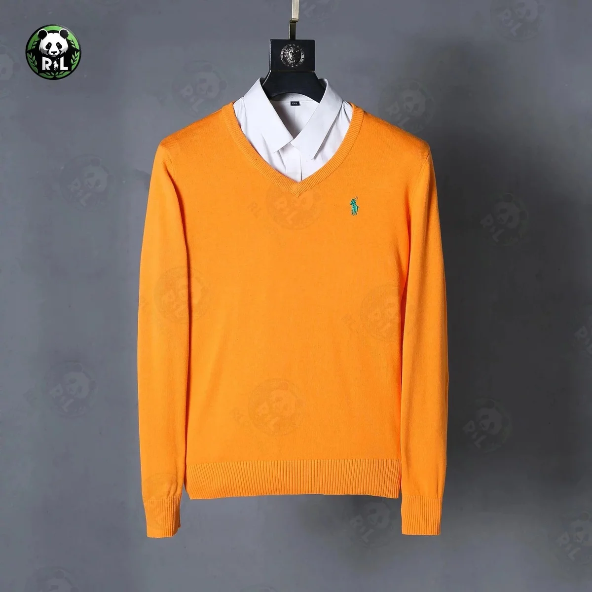 Polo Ralph Lauren Ralph Lauren Orange Polo Pony Sweater Orange - 1