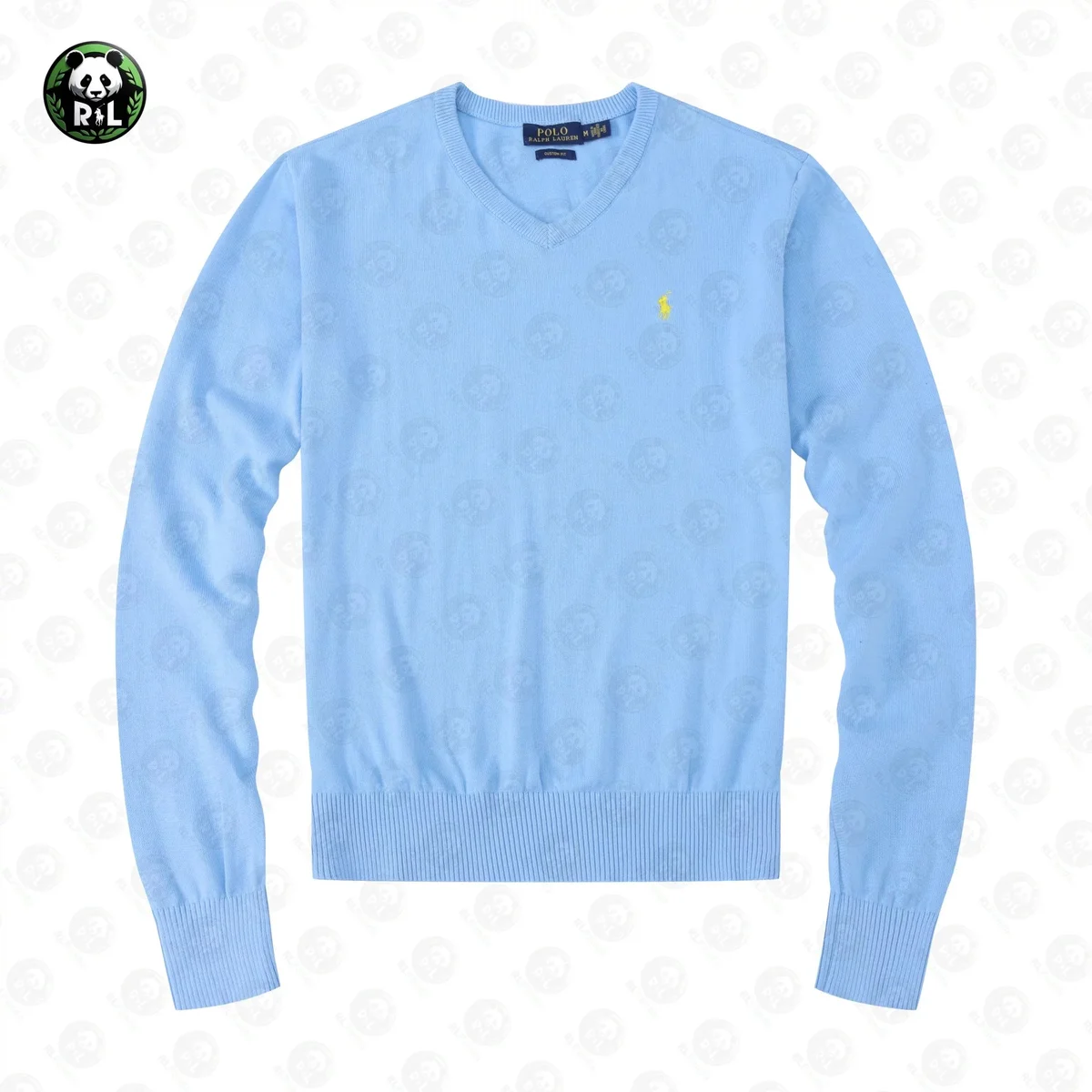 Polo Ralph Lauren Polo Ralph Lauren Classic Logo Light Blue Sweater Blue - 1