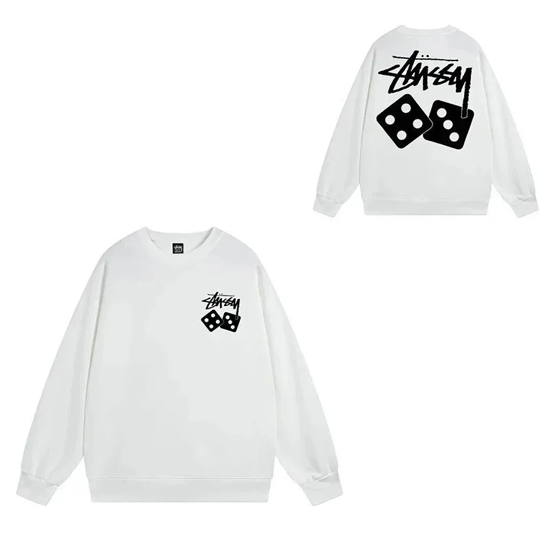 Stussy Stussy Tri-Logo White Dice Sweatshirt White - 1