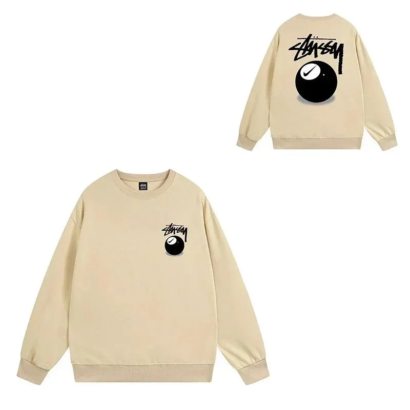 Stussy Stussy 8 Ball Crewneck Sweatshirt 530 Beige Beige - 1