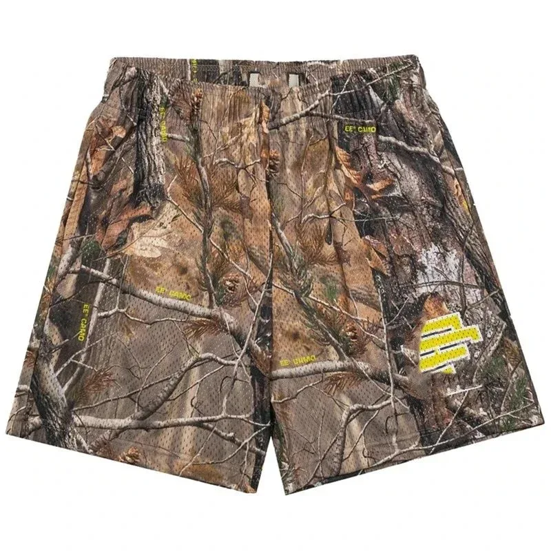 Other Unisex Realtree Camo Basketball Shorts Brown - 1