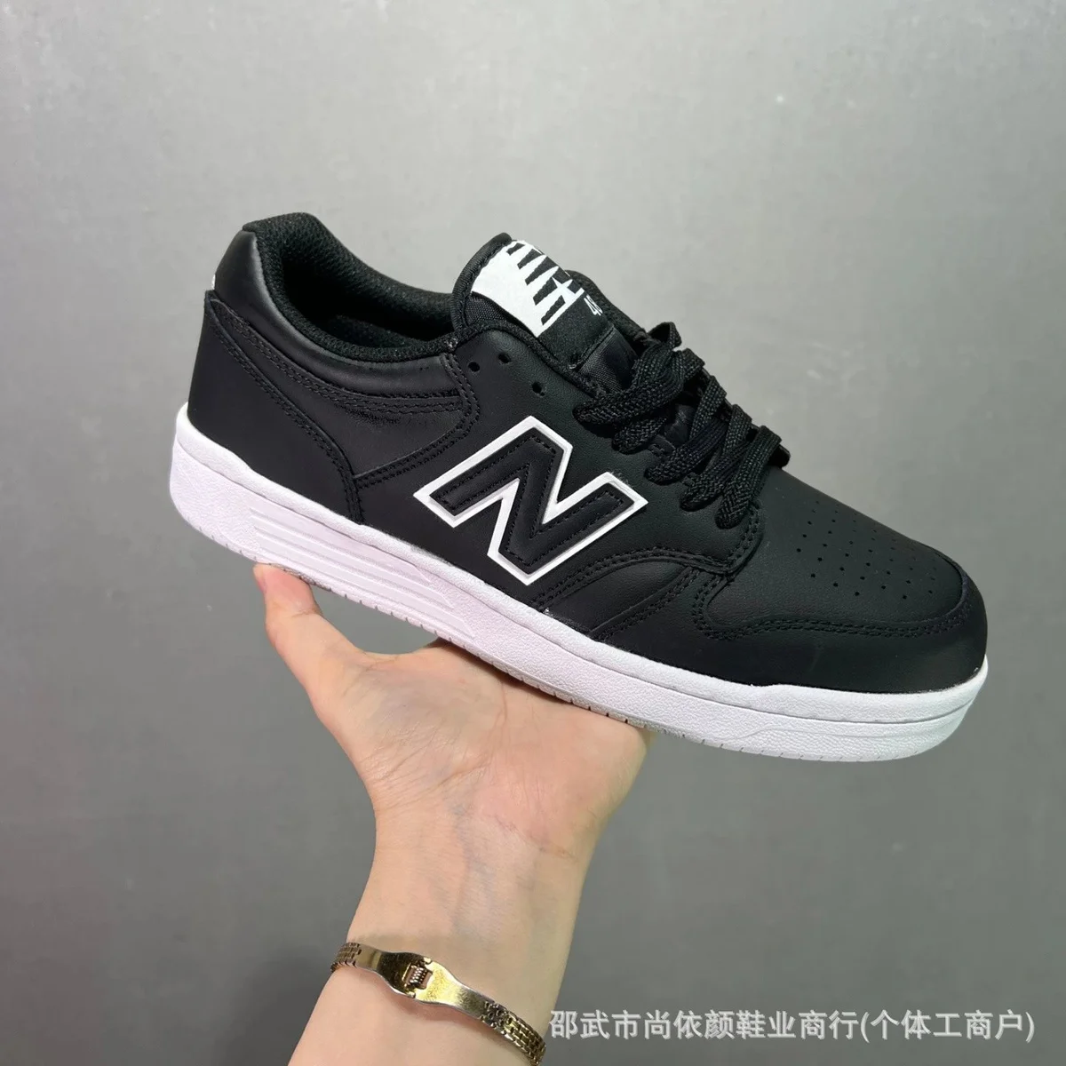 New Balance New Balance 574 Black/White Sneakers Black - 1