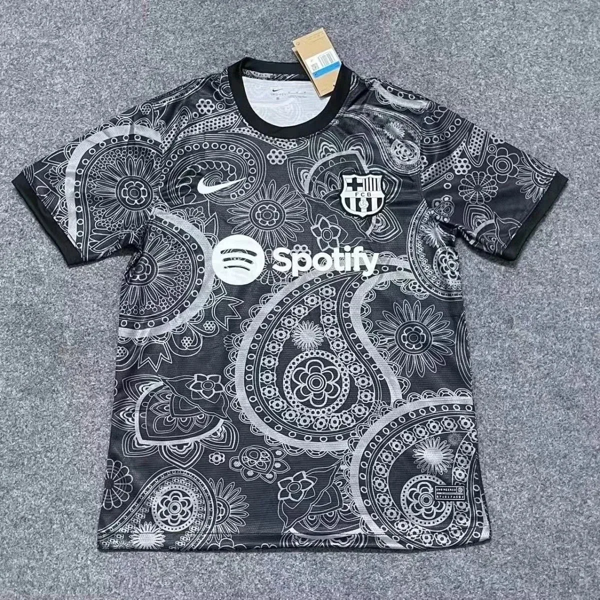 Nike Nike Air Force 1 FC Barcelona Jersey Black Black - 1