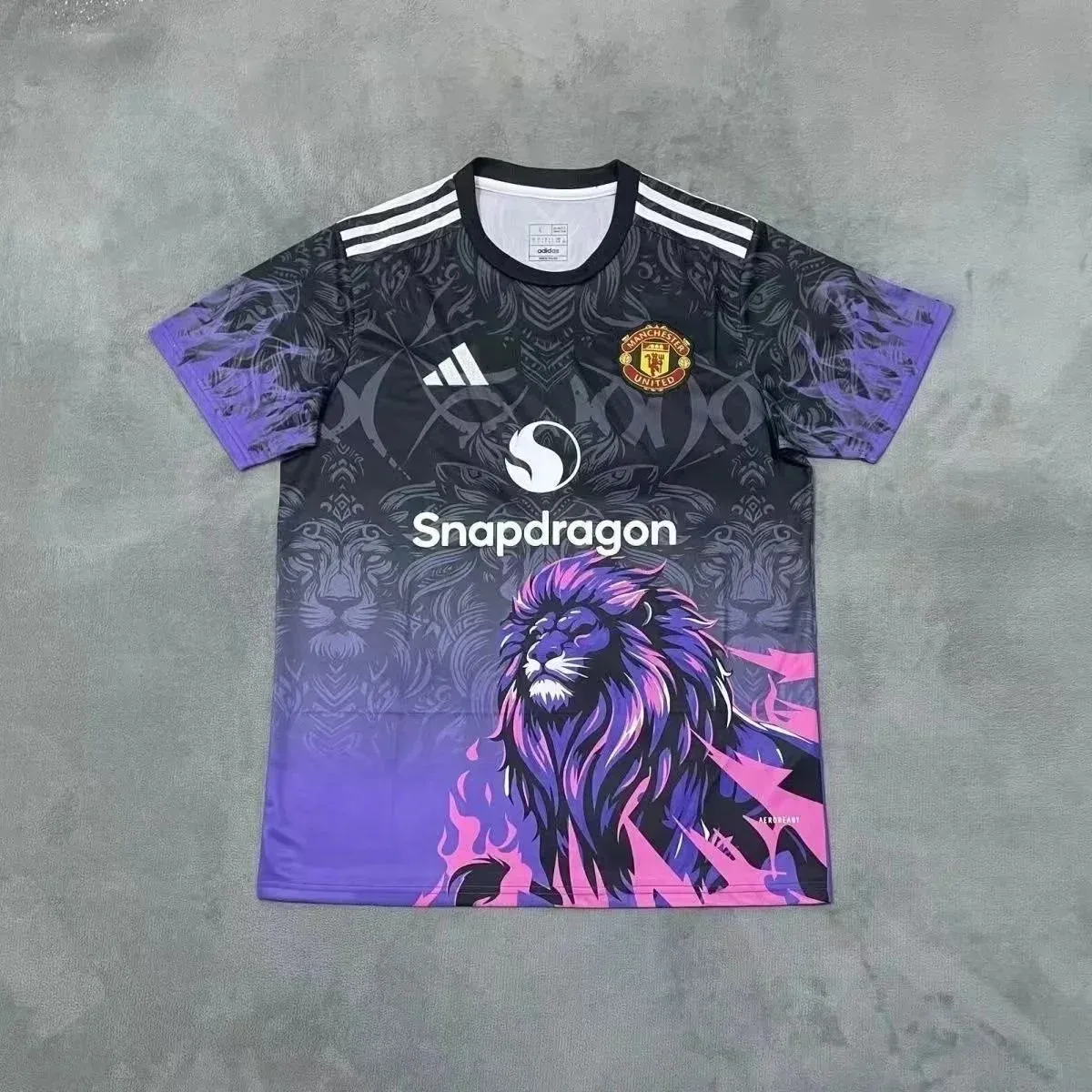 Adidas Adidas Manchester United Lion Jersey Purple Purple - 1
