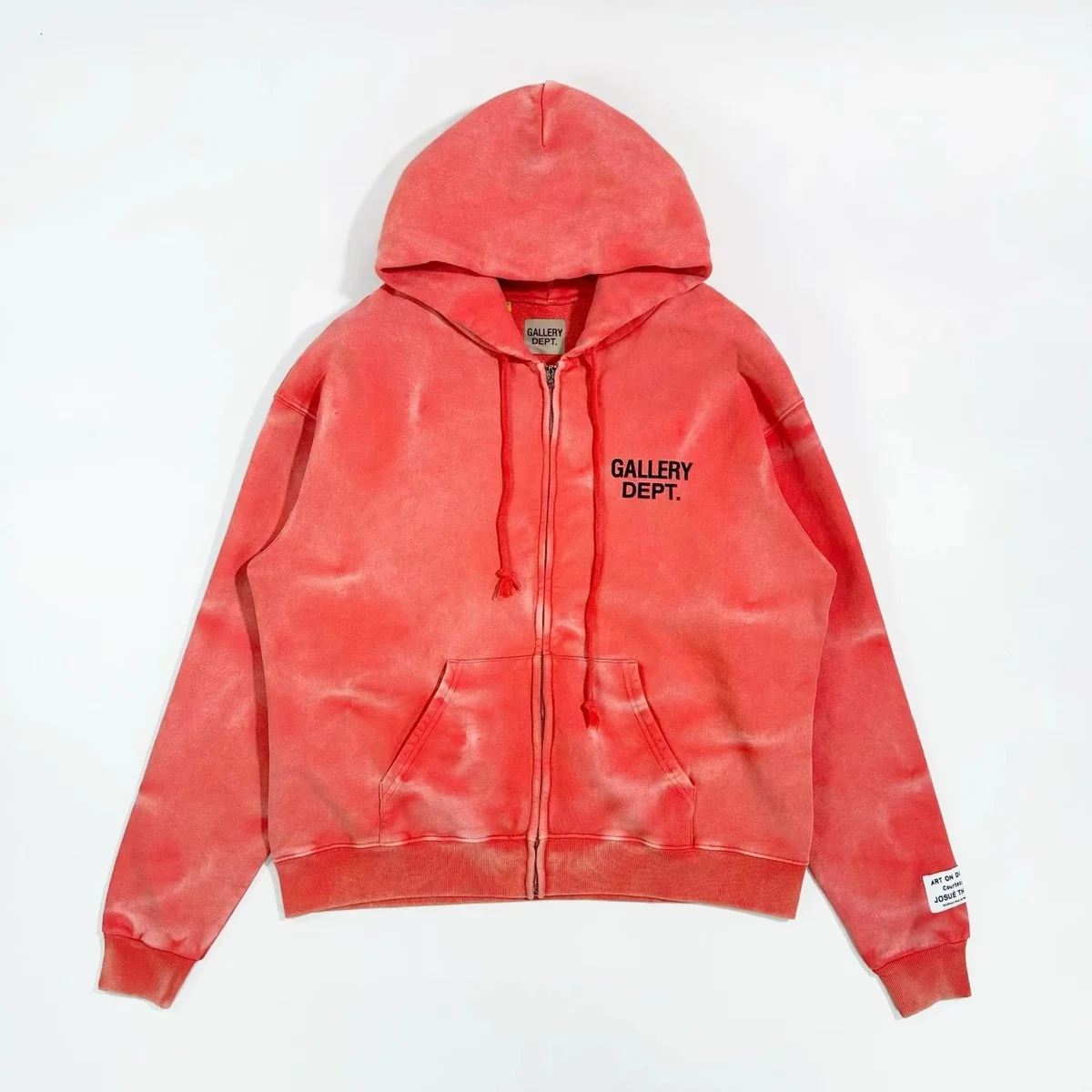 Gallery Dept. Gallery Dept. Art That Kills Red Zip-Up Hoodie Red - 1