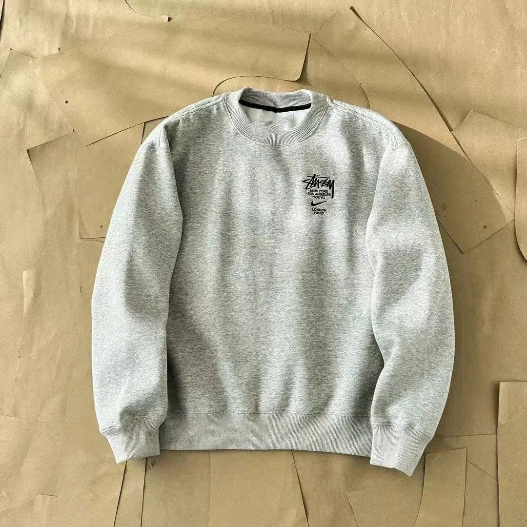 Stussy Stussy Grey Stussy x Nike Sweatshirt Grey - 1