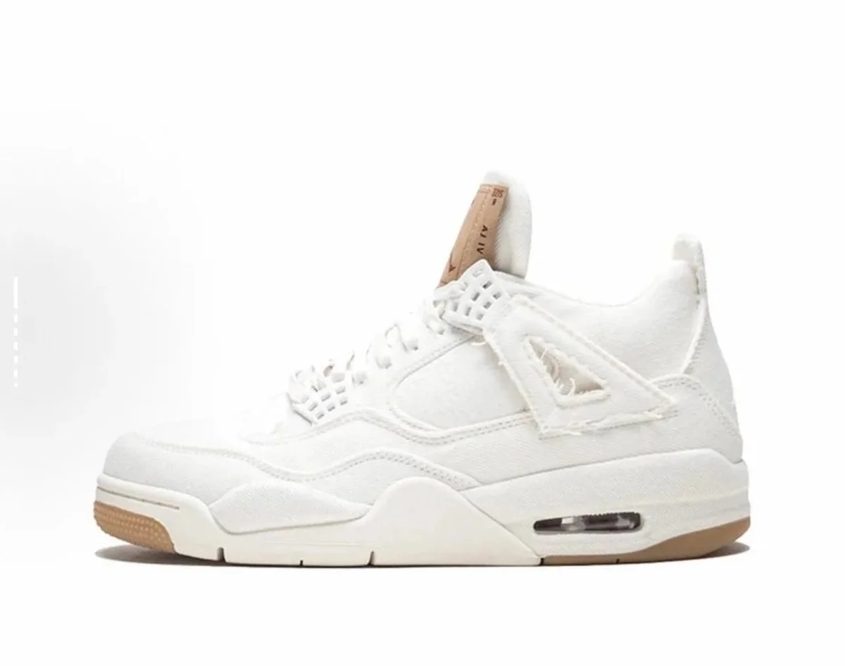 Jordan Nike Air Jordan 4 Levi's White AO2571-100 Sneakers White - 1