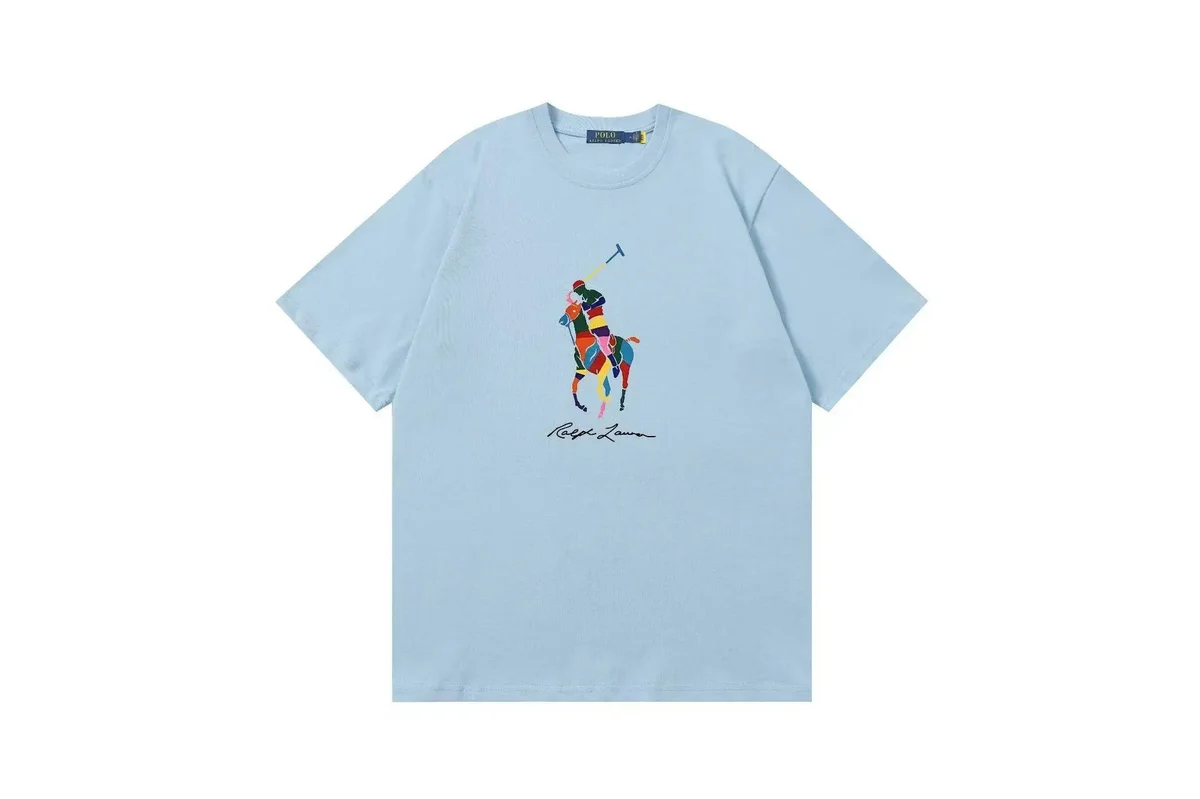 Polo Ralph Lauren Ralph Lauren Polo Pony Light Blue T-Shirt Blue - 1