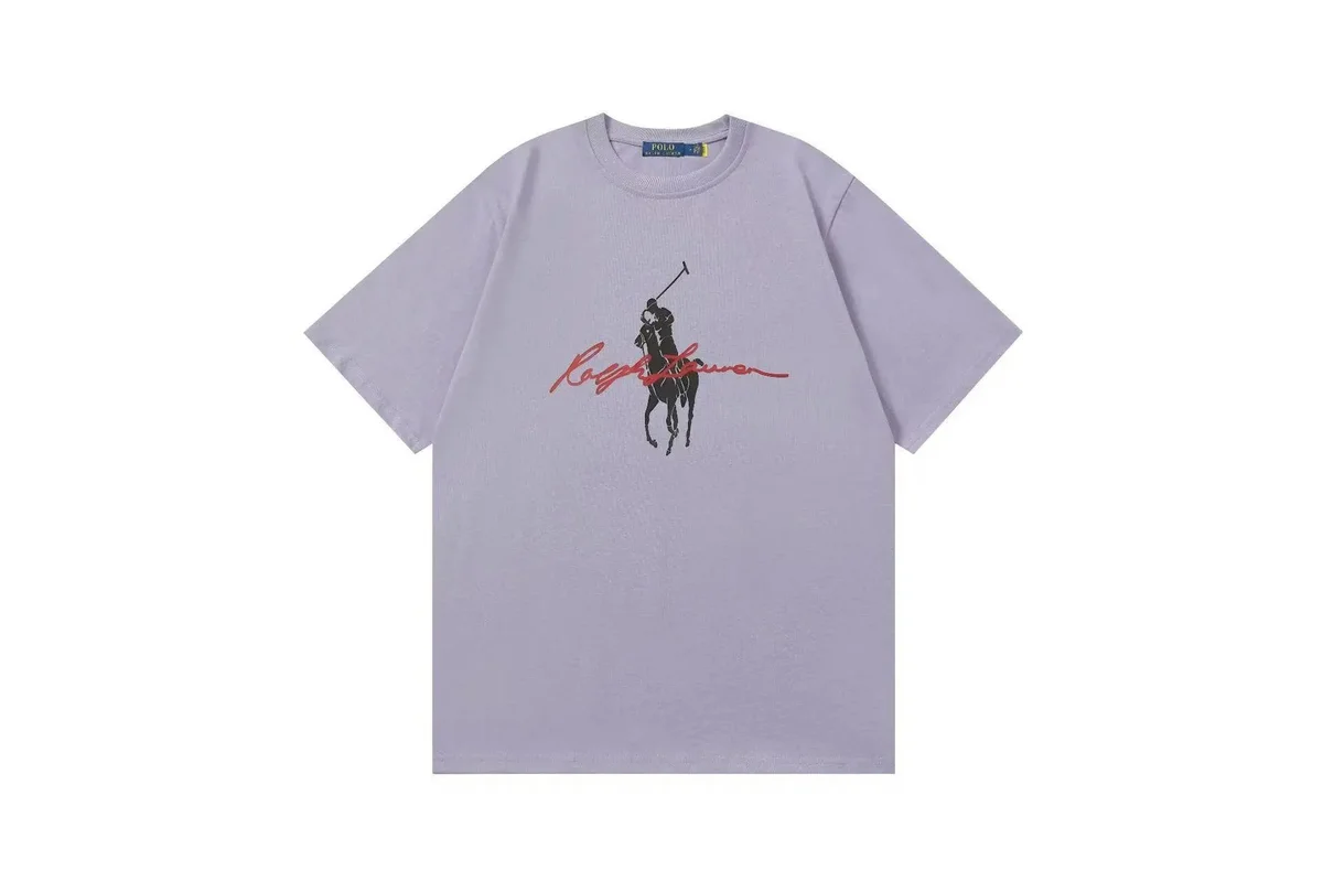 Polo Ralph Lauren Polo Ralph Lauren Classic Logo Lilac T-Shirt Purple - 1
